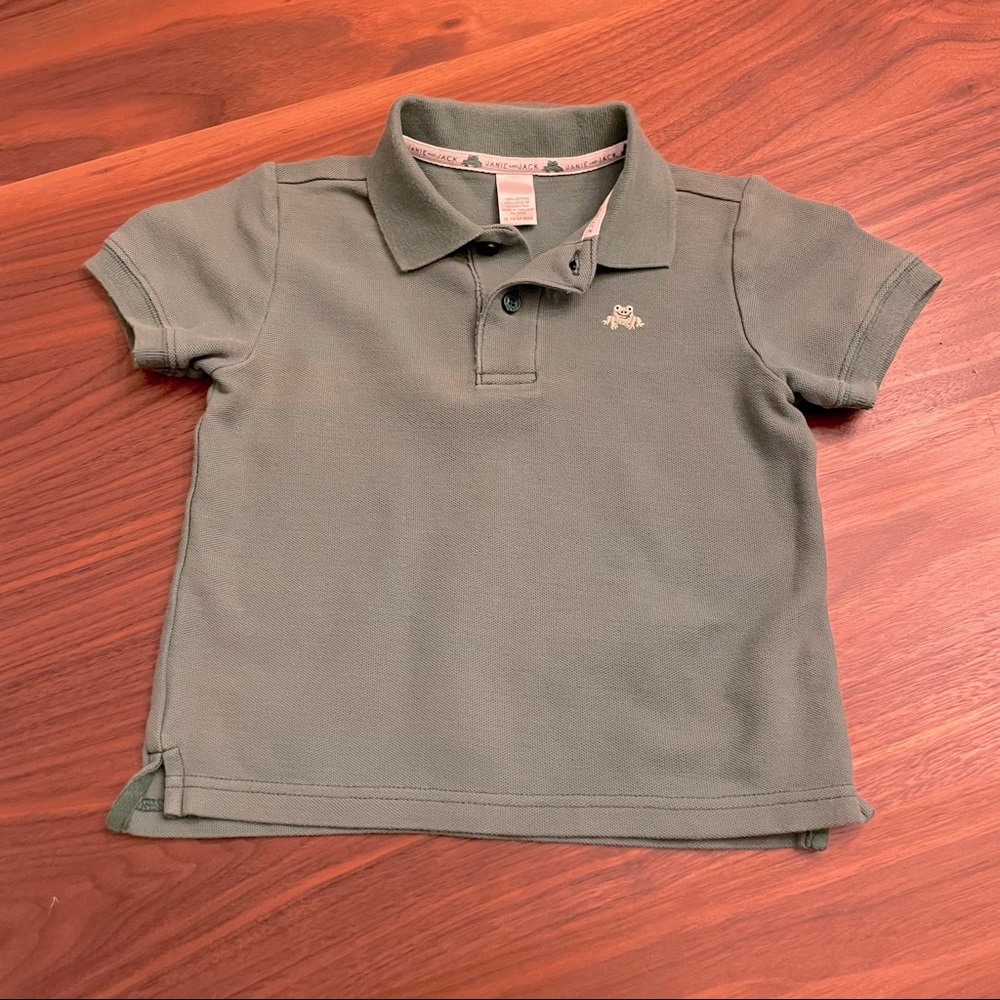 Janie and Jack toddler boys polo shirt